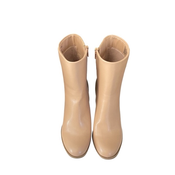 A New Day Janelle Dress Boots Women's Size 11 Tan Side Zip Booties NWT - Picture 5 of 6